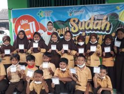 Vaksinasi  Bagi Siswa Siswi MI NU 21 Pucangrejo Gemuh Digencarkan