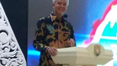 Orasi Ganjar Pranowo di Puncak Hari Pers Nasional 2022 di Kendal