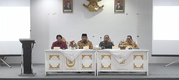 Acara Pra Desiminasi Audit Stunting di Gedung Abdi Praja Setda Kendal, Senin (26/9/2022).