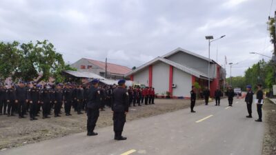 Kalapas Batu Pimpin Apel Pagi Pegawai dan Poltekip Angkatan 53