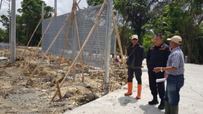 Kalapas Batu Lakukan Peninjauan Pembangunan Lapas Nirbaya