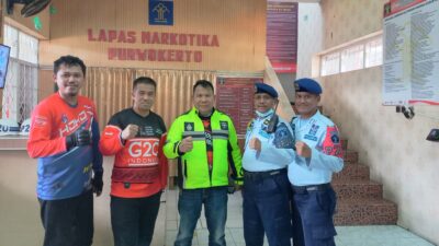 Kalapas Batu Ikuti Kegiatan Touring Bersama PTAP Kumham Semarak G20