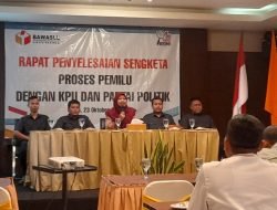 Bawaslu Gelar Rapat Penyelesaian Sengketa Pemilu