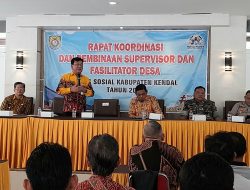 Dinsos Kendal Gelar Rakor dan Pembinaan Supervisior dan Fasilitator se- eks Kawedanan Weleri