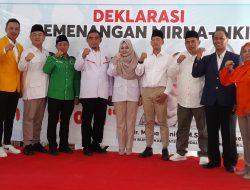 13 Parpol di Kendal Deklarasikan Kemenangan Mirna-Riki