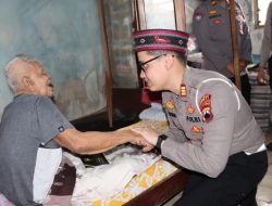 Jajaran Polres Kendal Kunjungi Veteran Pejuang Brimob Kendal