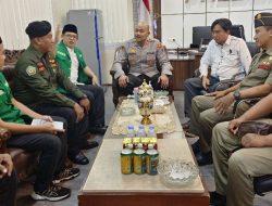 Jelang Harlah NU ke-91, Kapolres Terima Kunjungan PC GP Ansor Kendal