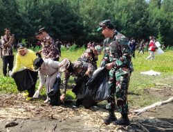 Kodim 0715/Kendal Gelar Bersih-bersih Pantai