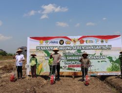 Dukung Ketahanan Pangan, Polres Kendal Tanam Jagung Serentak